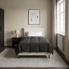 Duvet d'été simple Matelassé Anthracite 140 x 220 cm Microfibre 512339512339