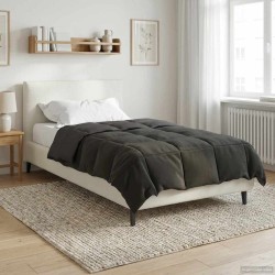 Duvet d'été simple Matelassé Anthracite 140 x 220 cm Microfibre 512339512339
