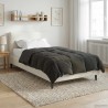 Duvet d'été simple Matelassé Anthracite 140 x 220 cm Microfibre 512339512339
