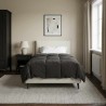 Duvet d'été simple Matelassé Anthracite 135 x 220 cm Microfibre 512341512341