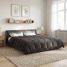 Duvet d'été simple Matelassé Anthracite 200 x 200 cm Microfibre 512343512343