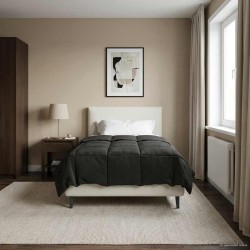 Duvet d'été simple Matelassé Anthracite 135 x 200 cm Microfibre 512344512344