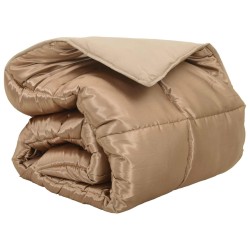 Duvet d'hiver Doré 220 x 240 cm Satin et Microfibre 512347512347