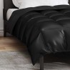 Duvet d'hiver Noir 140 x 200 cm Satin et Microfibre 512356512356