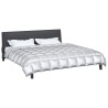 Duvet d'hiver Argenté 200 x 220 cm Satin et Microfibre 512376512376