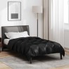Duvet d'hiver Noir 135 x 200 cm Satin et Microfibre 512379512379