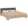 Duvet d'hiver Taupe 200 x 220 cm Microfibre 512389512389