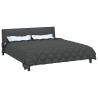 Duvet d'hiver Noir et anthracite 200 x 220 cm Microfibre 512392512392
