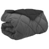 Duvet d'hiver Noir et anthracite 200 x 240 cm Microfibre 512400512400