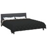 Duvet d'hiver Noir et Taupe 200 x 200 cm Microfibre 512406512406