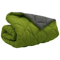 Duvet d'hiver Vert et Anthracite 240 x 260 cm Microfibre 512415512415