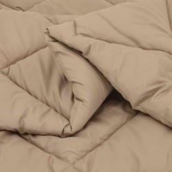 Duvet d'hiver Taupe 155 x 220 cm Microfibre 512416512416