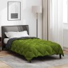 Duvet d'hiver Vert et Anthracite 140 x 200 cm Microfibre 512423512423