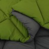 Duvet d'hiver Vert et Anthracite 140 x 200 cm Microfibre 512423512423