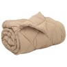 Duvet d'hiver Taupe 135 x 220 cm Microfibre 512428512428