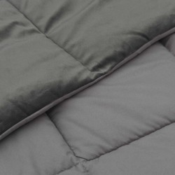 Duvet d'été simple Matelassé Gris clair 140 x 200 cm Microfibre 512441512441