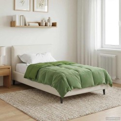 Duvet d'été simple Matelassé Vert 155 x 200 cm Microfibre 512442512442