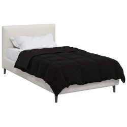 Duvet d'été simple Matelassé Noir 135 x 220 cm Microfibre 512444512444