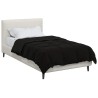 Duvet d'été simple Matelassé Noir 135 x 220 cm Microfibre 512444512444