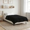 Duvet d'été simple Matelassé Noir 135 x 220 cm Microfibre 512444512444