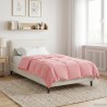 Duvet d'été simple Matelassé Rose 155 x 220 cm Microfibre 512446512446