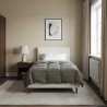Duvet d'été simple Matelassé Gris clair 140 x 220 cm Microfibre 512447512447