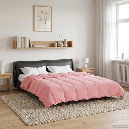 Duvet d'été simple Matelassé Rose 240 x 260 cm Microfibre 512450512450
