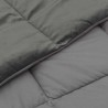 Duvet d'été simple Matelassé Gris clair 155 x 220 cm Microfibre 512452512452