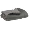 Duvet d'été simple Matelassé Gris clair 135 x 220 cm Microfibre 512453512453