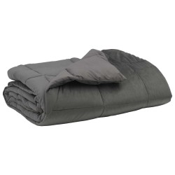 Duvet d'été simple Matelassé Gris clair 200 x 240 cm Microfibre 512455512455