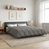 Duvet d'été simple Matelassé Gris clair 200 x 240 cm Microfibre 512455512455