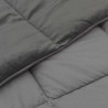 Duvet d'été simple Matelassé Gris clair 200 x 240 cm Microfibre 512455512455