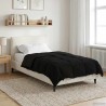 Duvet d'été simple Matelassé Noir 140 x 220 cm Microfibre 512456512456