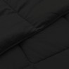 Duvet d'été simple Matelassé Noir 140 x 220 cm Microfibre 512456512456
