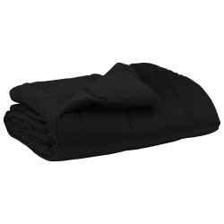 Duvet d'été simple Matelassé Noir 200 x 200 cm Microfibre 512458512458