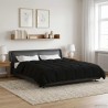Duvet d'été simple Matelassé Noir 200 x 200 cm Microfibre 512458512458