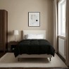 Duvet d'été simple Matelassé Noir 155 x 200 cm Microfibre 512459512459