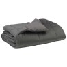 Duvet d'été simple Matelassé Gris clair 200 x 200 cm Microfibre 512465512465