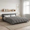 Duvet d'été simple Matelassé Gris clair 200 x 200 cm Microfibre 512465512465