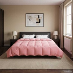 Duvet d'été simple Matelassé Rose 220 x 240 cm Microfibre 512466512466