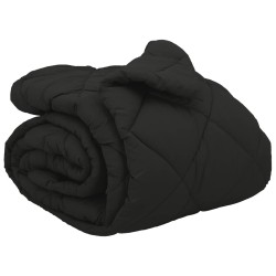 Duvet d'hiver Noir 200 x 200 cm Microfibre 512474512474