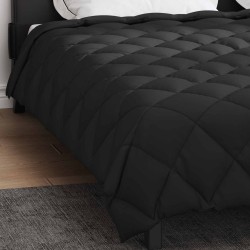 Duvet d'hiver Noir 200 x 200 cm Microfibre 512474512474