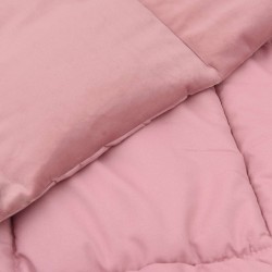 Duvet d'été simple Matelassé Rose 140 x 200 cm Microfibre 512481512481