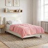 Duvet d'été simple Matelassé Rose 135 x 220 cm Microfibre 512483512483