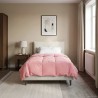 Duvet d'été simple Matelassé Rose 155 x 200 cm Microfibre 512486512486