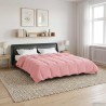 Duvet d'été simple Matelassé Rose 200 x 200 cm Microfibre 512488512488