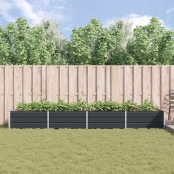 Jardinière Anthracite 385 x 100 x 45 cm Acier galvanisé 512493512493