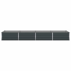 Jardinière Anthracite 385 x 100 x 45 cm Acier galvanisé 512493512493