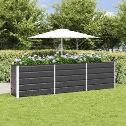 Jardinière Anthracite 290 x 50 x 75 cm Acier galvanisé 512494512494
