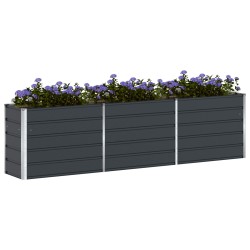 Jardinière Anthracite 290 x 50 x 75 cm Acier galvanisé 512494512494